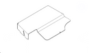 Hustler OEM 123853-1 Mower Deck Pulley Cover (Right Side or Discharge Side - Painted Yellow) Fits Hustler 2018 - 2022 Super Z and Super Z HD Models (66 in. Side Discharge Models Only).