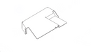 Hustler OEM 123817-1 Mower Deck Pulley Cover (Right Side or Discharge Side - Painted Yellow) Fits Hustler 2018 - 2022 Super Z Models (54 in. Side Discharge Models Only).