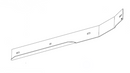 Hustler OEM 123963-1 Front Left Side Adj. Baffle or Cutting-Edge Baffle Fits Hustler 2018 - Current Super Z, Super Z HD Models (66" VX4 Side Discharge Models Only).