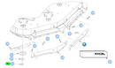 Hustler OEM 123958-1 Front Right Side Adj. Baffle or Discharge - Side Baffle Fits Hustler 2018 - Current Super Z Models (54 in. Side Discharge Models Only).