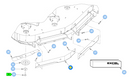 Hustler OEM 123959-1 Front Left Side Adj. Baffle or Cutting-Edge Baffle Fits Hustler 2018 - Current Super Z Models (54 in. Side Discharge Models Only).
