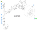Hustler OEM 608751 Dust Cap (Black) Fits X-ONE (2023 - Current)/ X-RIDE (All Models) / Super Z (2023 - Current) / Super Z HD (2023 - Current) Models.