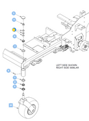 Hustler OEM 606715 Belleville Washer Fits 3/4 Thread Size Fits X-ONE (2019 - Current)/ X-RIDE (All Models) / Super Z (2018 - Current) / Super Z HD (2018 - Current) / Super S (2021 - Current 60" Only) / Super SF (2021 - Current) Models.