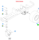 Hustler OEM 784223 Flange Roller Bearing (Caster Fork Usage and More) Fits Trimstar, Dash, Fastrack, Super 104 (All Models) - Surfer PRO, Raptor, X-ONE, Super Z, Super Z HD, Super S, Diesel Z (Select Year) Models.