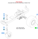 Hustler OEM 784223 Flange Roller Bearing (Caster Fork Usage and More) Fits Trimstar, Dash, Fastrack, Super 104 (All Models) - Surfer PRO, Raptor, X-ONE, Super Z, Super Z HD, Super S, Diesel Z (Select Year) Models.