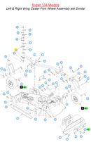 Hustler OEM 784223 Flange Roller Bearing (Caster Fork Usage and More) Fits Trimstar, Dash, Fastrack, Super 104 (All Models) - Surfer PRO, Raptor, X-ONE, Super Z, Super Z HD, Super S, Diesel Z (Select Year) Models.