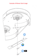 Hustler OEM 602680 Hardened Clutch Washer Fits all Hustler Mowers (.453 x 1.12 x 0.119 - Fits 7/16" Bolt Size).