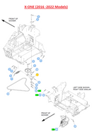 Hustler OEM 122905 Hydro / Drive Tension Idler Arm Fits X-ONE (Select 2016 - 2022 Models) - Super SF, Super 88 (All Models).