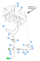 Hustler OEM 129208-3 Hydro / Drive Tension Idler Arm Fits X-RIDE (All Models).