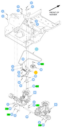 Hustler OEM 608281 Hydro / Drive Tension Idler Arm Fits FasTrack (2022 - Current Models).