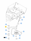 Hustler OEM 110551 Hydro / Drive Tension Idler Arm Fits Trimstar Models (36" Models Only).