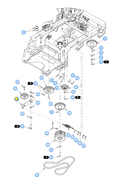 Hustler OEM 122528 Hydro / Drive Tension Idler Arm Fits Super S Models (All Models).