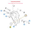 Hustler OEM 608000 Bushing (Steering Box, Hydraulic Tensioner Arm, Operator Platforms and More) Fits Select Surfer PRO, Trimstar, FasTrack, X-ONE, X-RIDE, Super Z, Super Z HD, Super S, Super 104, Dieses Z Models.