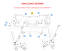 Hustler OEM 781153 UHMW Bushing (Steering Box, Hydraulic Tensioner Arm, Operator Platforms) Fits Select Trimstar, Raptor, FasTrack, X-ONE, Super Z, Super Z HD, Super S, Super SF, Super 88 Models.