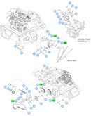 Hustler OEM 601722 Anti-Vibration Tube (Hydraulic Belt Tensioner Spring) Fits Diesel Z Models.