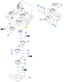 Hustler OEM 606066 Hydraulic Drive Flat Idler Pulley (4.00") Fits Super S Models (All Models).