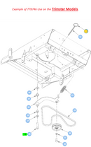 Hustler OEM 778746 Chain and Spring Adjustment Split Ring (2") Factory Installed on Trimstar Models but Could Be Used on a Wide Range of Models and Series