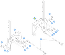 Hustler OEM 604295P Right-Side Steering Box Ass. (Left - Right as You Sit on the Operator Seat) Fits Super Z (2013 - 2017 Models), Super Z HD (2013 - 2017 Models), Diesel Z (All Models), Super 104 (2018 - 2022 Models).