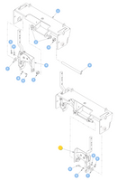 Hustler OEM 606510 Right-Side Steering Box (Left - Right as You Sit on the Operator Seat) Fits X-ONE (2017 - 2022 Models).