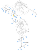 Hustler OEM 606368 Right-Side Operators Hydraulic Control Lever Fits Hustler Super S (All 36" Models and 2016 - 2020 48", 52", 60" Models), Super SF and Super 88 (All Models).