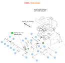 Hustler OEM 608254 Sealed Roller Bearing Fits Super S (2021 - Current 48", 52", 60" Models - Excludes 36" Models), X-ONE (2023 - Current *Select Models Only).