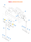 Hustler OEM 608254 Sealed Roller Bearing Fits Super S (2021 - Current 48", 52", 60" Models - Excludes 36" Models), X-ONE (2023 - Current *Select Models Only).