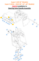 Hustler OEM 768259 Bushing (Steering Lever, Brake Handle, Brake Yoke, Bell Crank, Mower Deck Lift Lock) Fits Surfer Pro, Trimstar, Super S, Super SF, Super 88 (All Models) - Fastrack (2015 - Current Models), Raptor XD and XDX (2020 - 2025 Models).