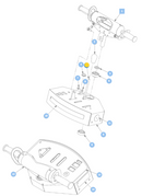 Hustler OEM 110645 Brake / Neutral Position Lock Handle (0.375 - 16 OR 3/8 - 16 Thread Size) Fits All Hustler Trimstar Models.