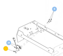 Hustler OEM 608293 Metric Nut Plate (10-24 Thread Size) Fits Super S (2016 - 2020 Models), Super SF, Super 88 (All Models) - Can Be Used in Place of Nuts on Model with Safety Switch 605325.