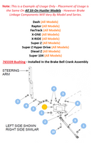 Hustler OEM 765339 Insert Bushing Fits Hustler Dash, Raptor, FasTrack, X-ONE, X-RIDE, Super Z, Super Z HD, Super 104, Diesel Z, Trimstar, Surfer PRO (All Models), Super S (Select Models).