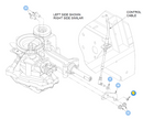 Hustler OEM 202072 Nylon Lock Nut (1/4 - 28 - Fine Thread) - Grade 5 - Fits a Wide Range of Hustler Models.