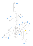 Hustler OEM 123305 Left-Side Steering Box (Not an Assembly - Bare Component) Fits X-ONE (SELECT 2016 MODELS - Current Models).
