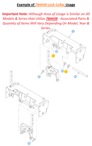 Hustler OEM 784439 Pivot Rod / Pivot Pin Lock Collar (Steering Components - 0.757 ID) Fits FasTrack (2004 - 2014), X-ONE (2011 -Current Models), Super Z (2011 - Current Models), Super Z HD (2013 - Current), Super 104 (All Models), Diesel Z (All Models).