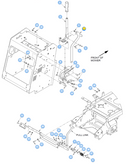 Hustler OEM 122582 Park Brake Pull Link Linkage Fits All Hustler Super S (2016 - 2020 48", 52", 60" Models).