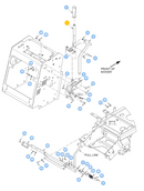 Hustler OEM 123269 Operator's Control Handle (Parking Brake) Fits Hustler Super S (All 36" Models) and Super S (2016 - 2020 48", 52", 60" Models).
