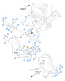 Hustler OEM 127268-4 Operator's Control Handle (Parking Brake) Fits Hustler Super S (2021 - Current 48", 52", 60" Models - Select Serial Number Range Only)..