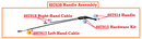 Hustler OEM 607917 Left-Side Park Brake Cable (Fits Parking Brake Handle 607914 and Complete 607638 Park Brake and Cable Assembly) Fits Hustler Super SF (All Models) and Super 88 (All Models).