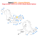 Hustler OEM 608353 Brake Handle Bushing Spacer Sleeve Fits Hustler Super S (2021 - Current Models).