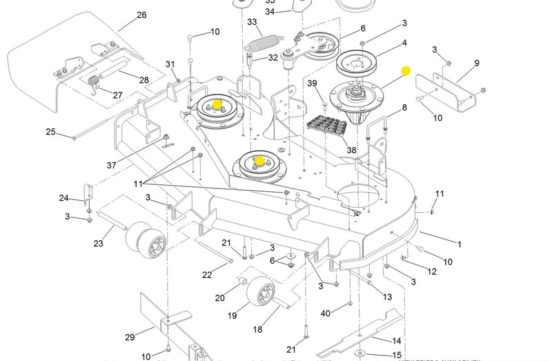 Toro OEM Spindle Assembly 127-0560 fits most Z Master and Grandstand Series.