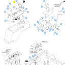 Hustler OEM 712257 M.I.L. Red Indicator Light Fits Hustler Trimstar, FasTrak, X-ONE, X-RIDE, Surfer PRO, Super S, Super SF, Super Z, Super Z HD, Super DZ, Super 88, Super 104.