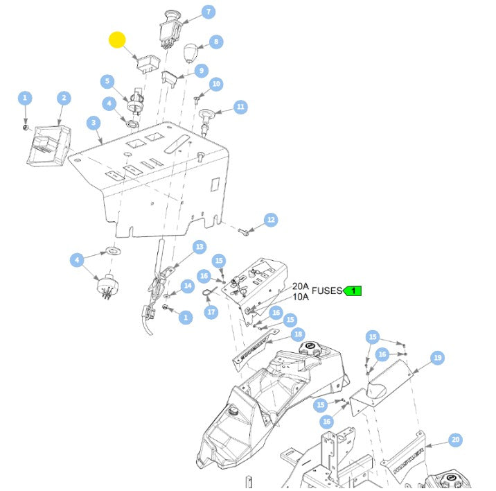 Hustler OEM 769166 Hour Meter Fits Raptor, FasTrak, X-ONE, X-RIDE, Super Z, Super Z HD, Super Z DZ, Super 88, Super 104, Super SF, Super S, Surfer PRO, and Trimstar Models.