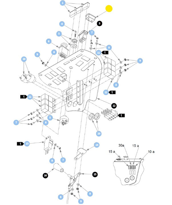 Hustler OEM 769166 Hour Meter Fits Raptor, FasTrak, X-ONE, X-RIDE, Super Z, Super Z HD, Super Z DZ, Super 88, Super 104, Super SF, Super S, Surfer PRO, and Trimstar Models.