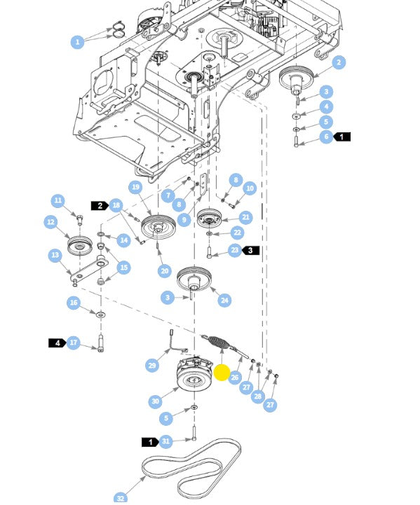 Hustler OEM 781302 Spring Fits FasTrak, X-ONE, X-RIDE, Super Z, Super Z HD, Super DZ, Super SF, Super 88, Super 104 and Super S.