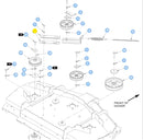 Hustler OEM Idler Slide Rail 602936 Fits X-ONE, X-RIDE, Super Z, Super Z HD and Super DZ Models.