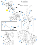 Hustler OEM 5/16 Threaded U-Clip 601069 Fits Most if not all Hustler Models.