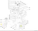 Toro OEM 105-7795-03 LOW-FLO Mower Deck Blades fits 36" and 52" Proline - Walkbehind, Grandstand and Z Master series.