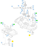 Hustler OEM 607477 Grease Zirk Fits X-ONE, X-RIDE, Super Z, Super Z HD, Super DZ, Super 104, Super 88, Super SF and Super S Models.