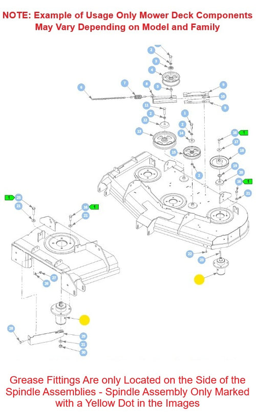 Hustler OEM 607477 Grease Zerk Fits X-ONE, X-RIDE, Diesel Z, Super Z,