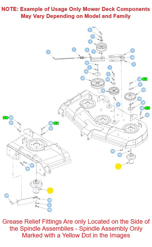 Hustler OEM 607478 Grease Relief Fitting Fits X-ONE, X-RIDE, Diesel Z,