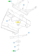 Hustler OEM Heavy-Duty Spindle Assembly 607407P Fits X-ONE, X-RIDE, Super Z, Super Z HD, Super DZ, Super 104, Super 88, Super SF and Super S Models.